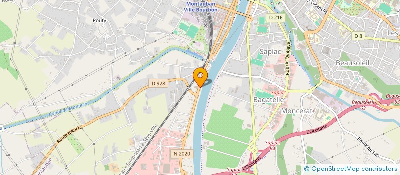 localisation de l'entreprise VO TP82  MONTAUBAN