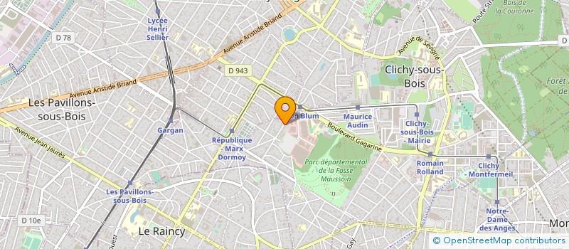 localisation de l'entreprise VO-VAN ELECTRO SERVICE à CLICHY-SOUS-BOIS