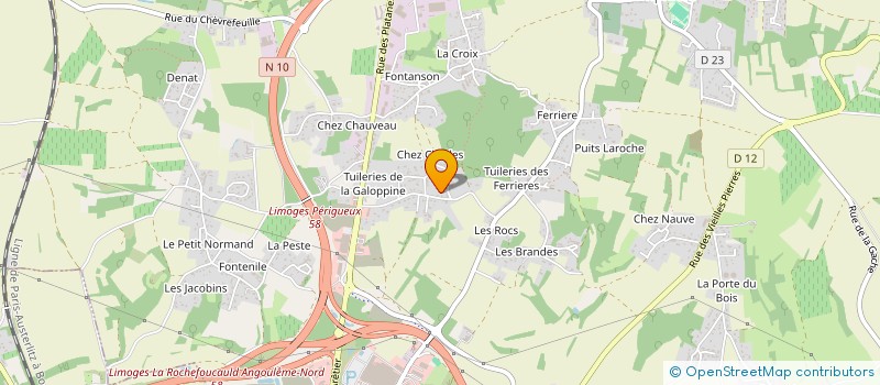 localisation de l'entreprise VO16 CHAMPNIERS à CHAMPNIERS