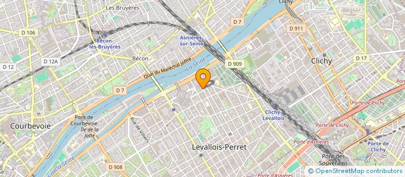 localisation de l'entreprise VO2 INVEST à LEVALLOIS-PERRET