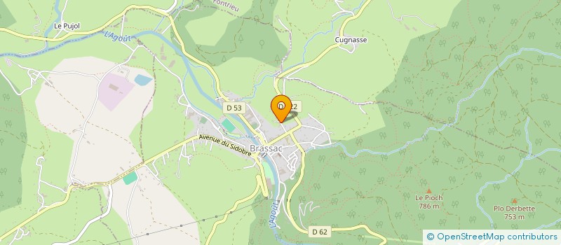 localisation de l'entreprise VO2'MAX  BRASSAC