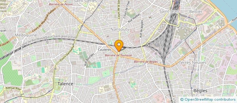 localisation de l'entreprise VO2FAST à BORDEAUX