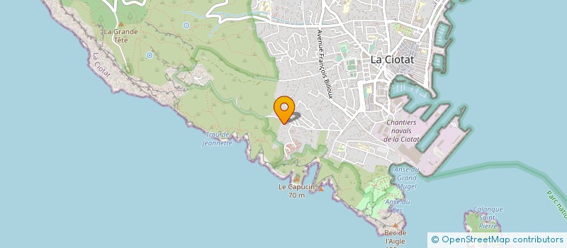 localisation de l'entreprise VOAT  LA CIOTAT