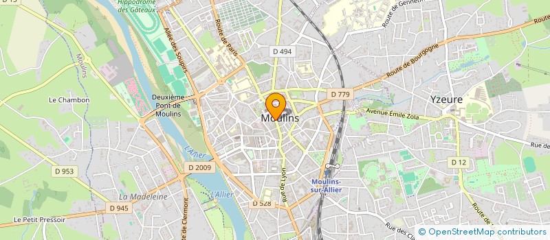 localisation de l'entreprise VOB à MOULINS