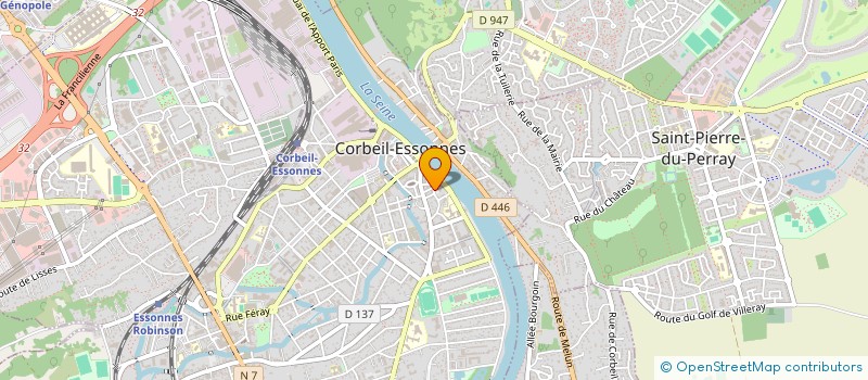 localisation de l'entreprise VOBAN CONSULTING à CORBEIL-ESSONNES