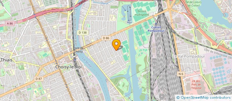 localisation de l'entreprise VOBIRAMA SARL  CHOISY-LE-ROI