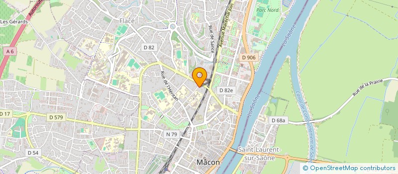 localisation de l'entreprise VOCA INVEST à MACON