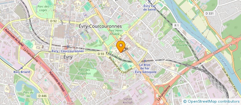 localisation de l'entreprise VOCACOACH à EVRY-COURCOURONNES