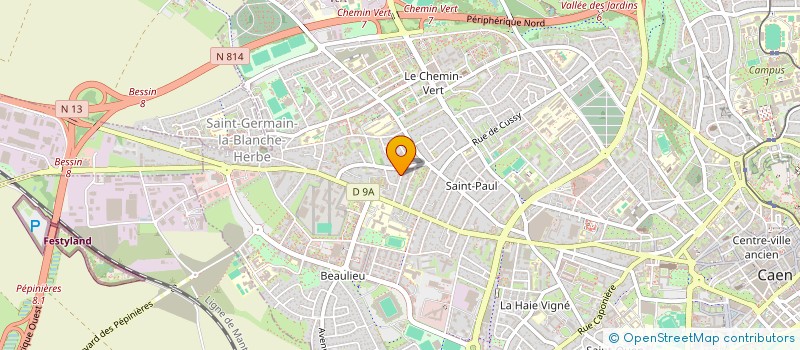localisation de l'entreprise VOCAL ILLIMITED à CAEN