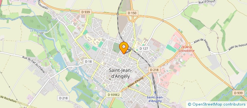 localisation de l'entreprise VOCAL'Y à SAINT-JEAN-D'ANGELY