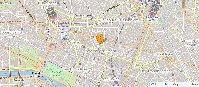 localisation de l'entreprise VOCALIA à PARIS