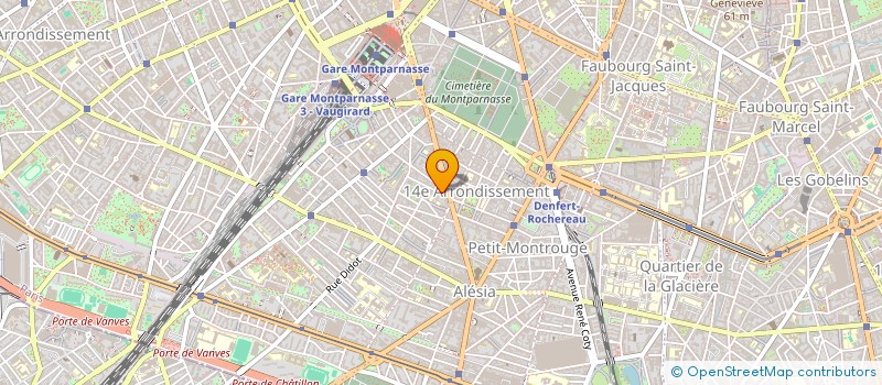 localisation de l'entreprise VOCALISE à PARIS