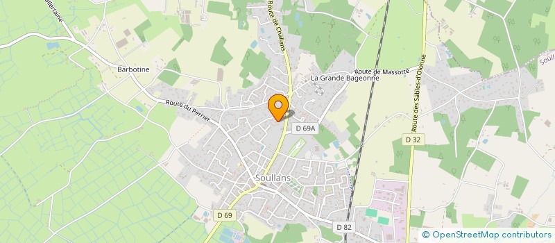 localisation de l'entreprise VOCALISE  SOULLANS