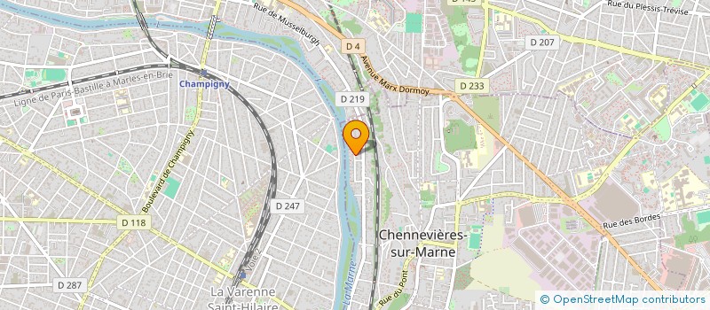 localisation de l'entreprise VOCALISES ET CONTRE-FA à CHENNEVIERES-SUR-MARNE