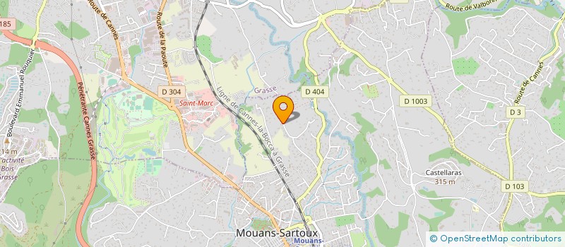 localisation de l'entreprise VOCALLIANCES  MOUANS-SARTOUX