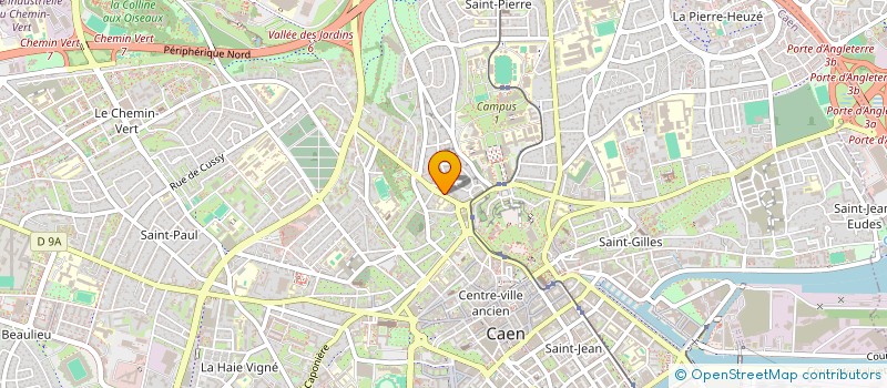 localisation de l'entreprise VOCALYS à CAEN