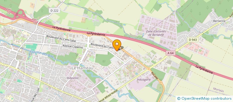 localisation de l'entreprise VOCALYS à PAU
