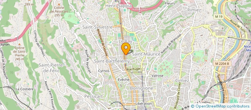 localisation de l'entreprise VOCATIF  NICE