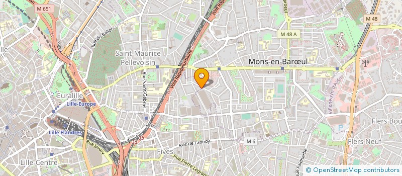 localisation de l'entreprise VOCATIO à LILLE