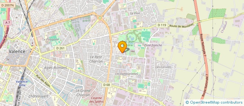 localisation de l'entreprise VOCATION ASSISTANCE à VALENCE