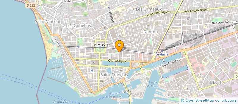 localisation de l'entreprise VOCATION SERVICES à LE HAVRE