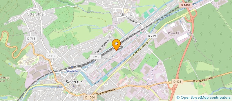 localisation de l'entreprise VOCATION SOCIALE FORMATION  SAVERNE