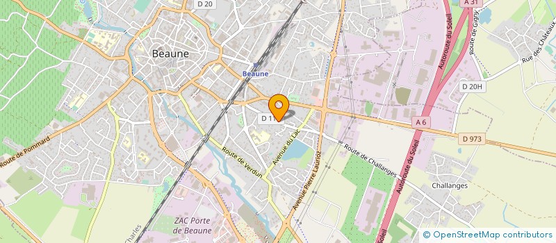 localisation de l'entreprise VOCATION VINS à BEAUNE