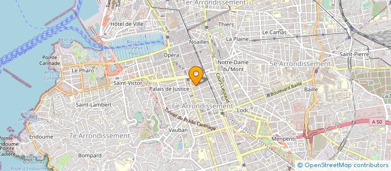localisation de l'entreprise VOCATIS à MARSEILLE