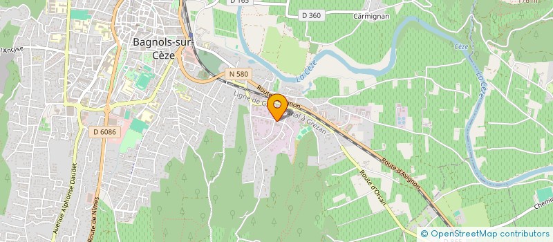 localisation de l'entreprise VOCHELET & CIE  BAGNOLS-SUR-CEZE