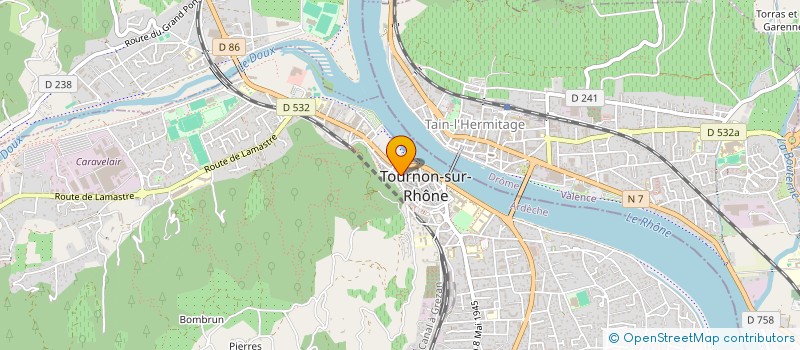 localisation de l'entreprise VOCHORA à TOURNON-SUR-RHONE