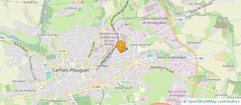 localisation de l'entreprise VOCI DEL MONDO  CARHAIX-PLOUGUER