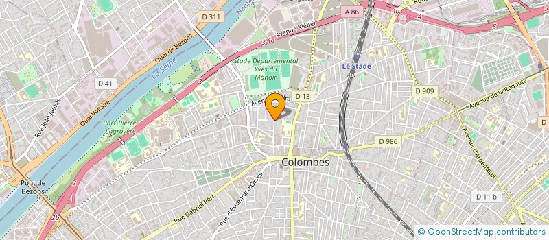 localisation de l'entreprise VOCI IN SCENA à COLOMBES