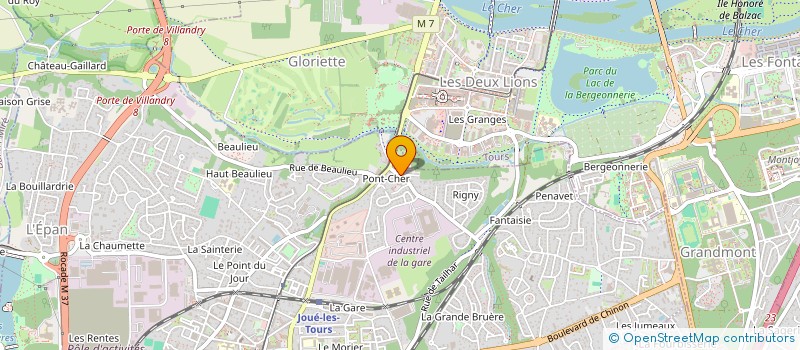 localisation de l'entreprise VODA IMMOBILIER  JOUE-LES-TOURS