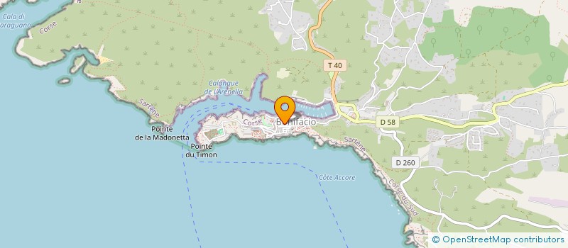 localisation de l'entreprise VODDA D ARTE à BONIFACIO