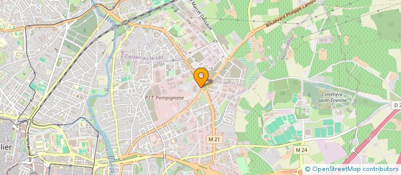 localisation de l'entreprise VODDNET à MONTPELLIER