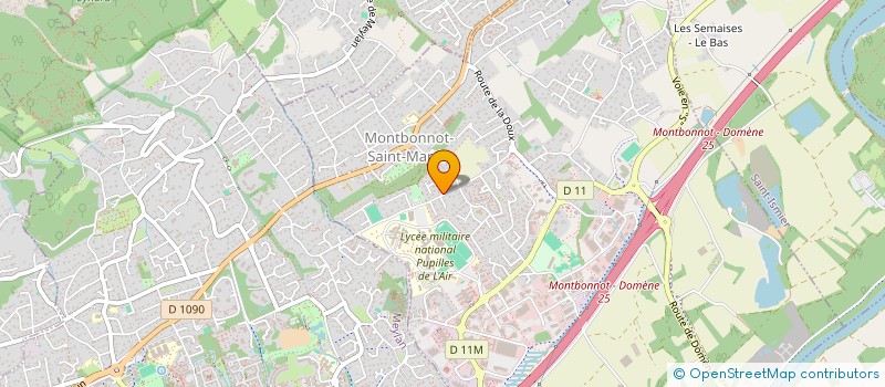 localisation de l'entreprise VODEFI à MONTBONNOT-SAINT-MARTIN