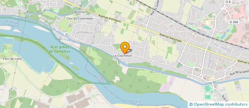 localisation de l'entreprise VODOLIS à CHECY