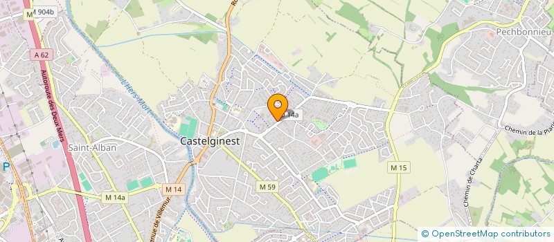 localisation de l'entreprise VOEKO  CASTELGINEST