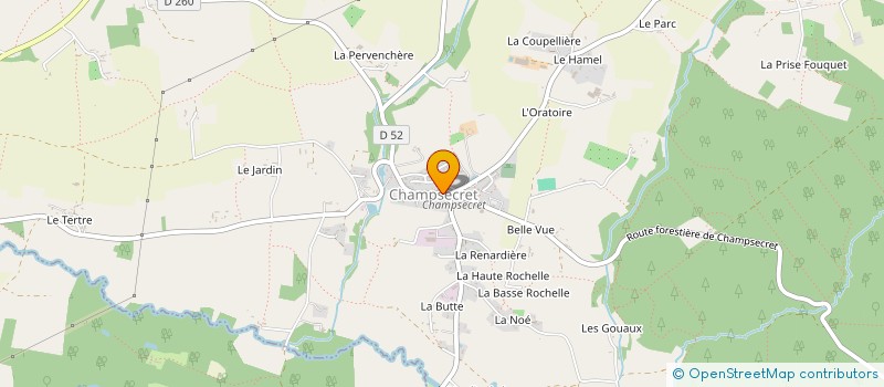 localisation de l'entreprise VOERINGAR à CHAMPSECRET
