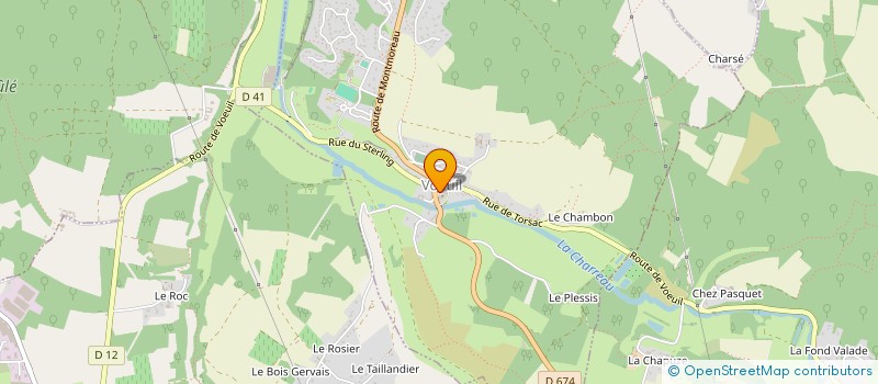 localisation de l'entreprise VOEUIL EN FETE  VUIL-ET-GIGET