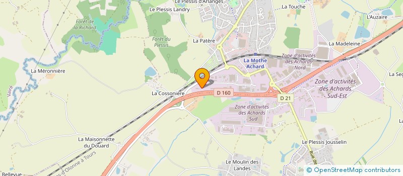 localisation de l'entreprise VOF3 INVEST à LES ACHARDS
