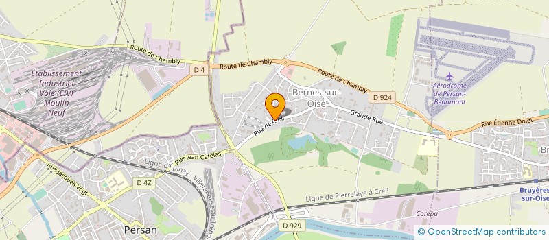 localisation de l'entreprise VOG à BERNES-SUR-OISE