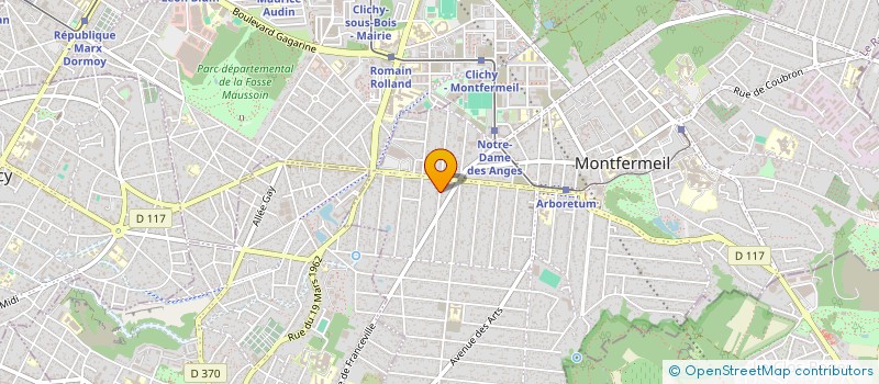 localisation de l'entreprise VOG à MONTFERMEIL