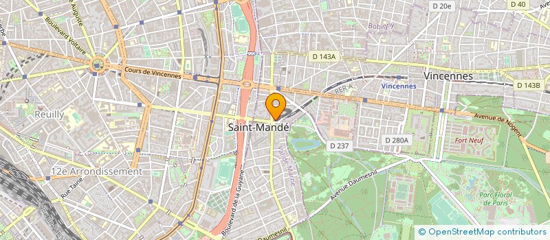 localisation de l'entreprise VOG CONSULTING à SAINT-MANDE