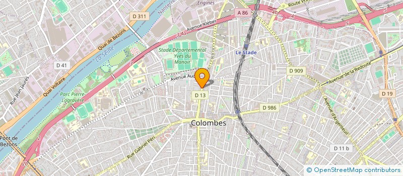 localisation de l'entreprise VOG MUSIC CORPORATION  COLOMBES