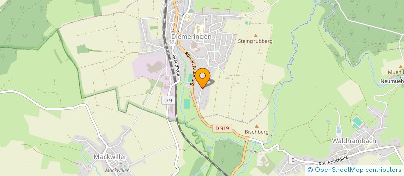 localisation de l'entreprise VOGA CAROLINE  DIEMERINGEN