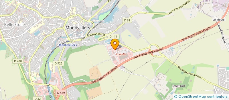 localisation de l'entreprise VOGA COM à MONTIVILLIERS