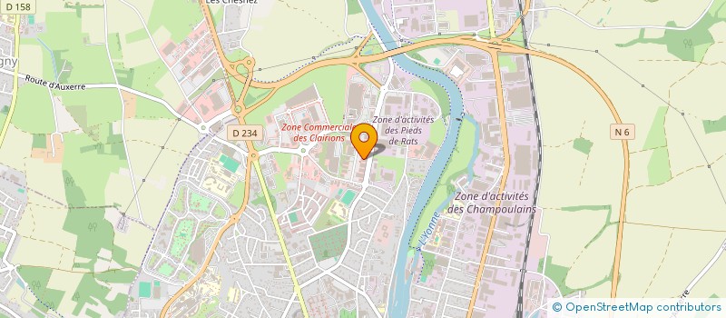 localisation de l'entreprise VOGADI à AUXERRE