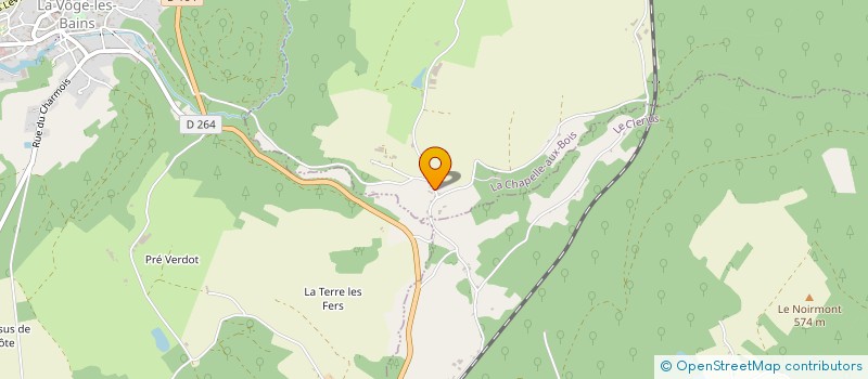 localisation de l'entreprise VOGEFLOR  LA CHAPELLE-AUX-BOIS