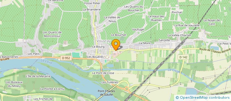 localisation de l'entreprise VOGEMA  VOUVRAY